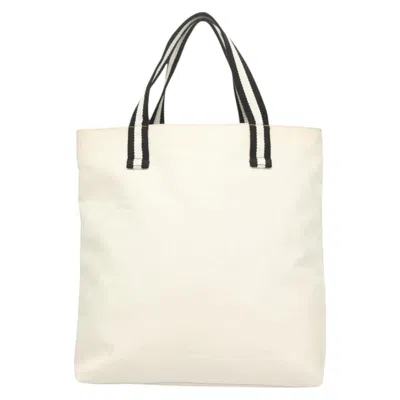 Pre-owned Gucci White Canvas Tote Bag ()