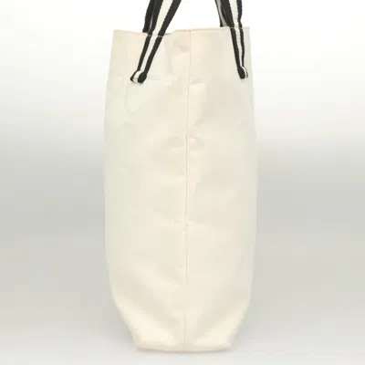 Pre-owned Gucci White Canvas Tote Bag ()