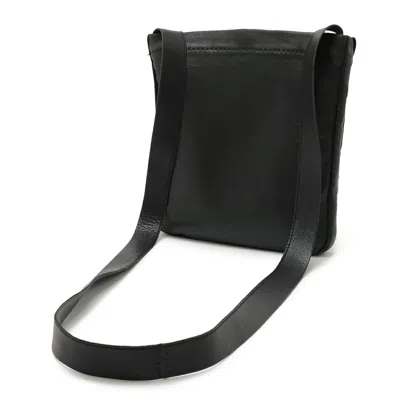 Pre-owned Hermes Black Leather Pochette Shoulder Bag ()