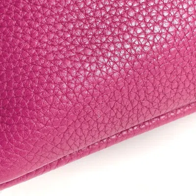 Pre-owned Hermes Bolide Purple Taurillon Clemence Leather Handbag Shoulder Bag Tote Bag ()