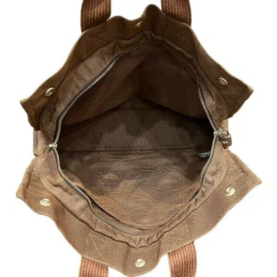Pre-owned Hermes Brown Canvas Tote Bag ()