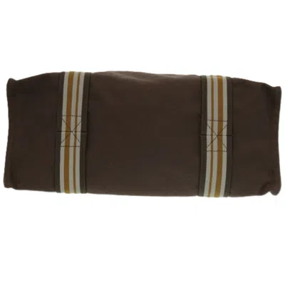Pre-owned Hermes Brown Canvas Tote Bag ()