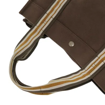Pre-owned Hermes Brown Canvas Tote Bag ()