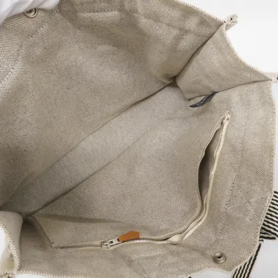 Pre-owned Hermes Gray Canvas Tote Bag ()