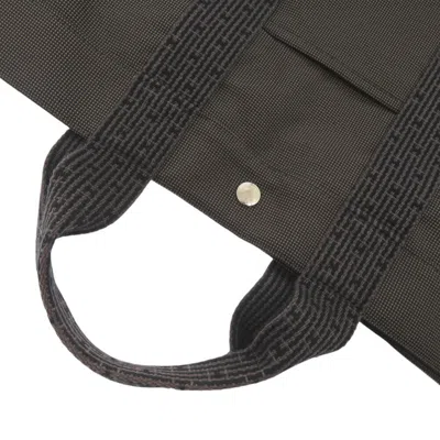 Pre-owned Hermes Gray Canvas Tote Bag ()
