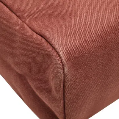 Pre-owned Hermes Her Bag Brown Canvas Handbag ()