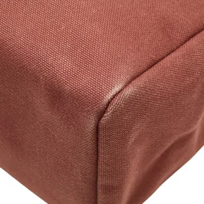 Pre-owned Hermes Her Bag Brown Canvas Handbag ()