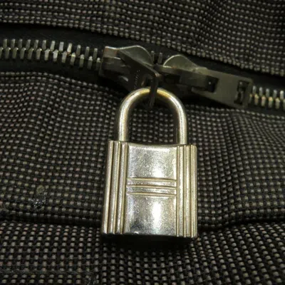 Pre-owned Hermes Her Line Gray Canvas Backpack ()