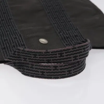 Pre-owned Hermes Hermès Herline Grey Canvas Backpack Bag () In Gray