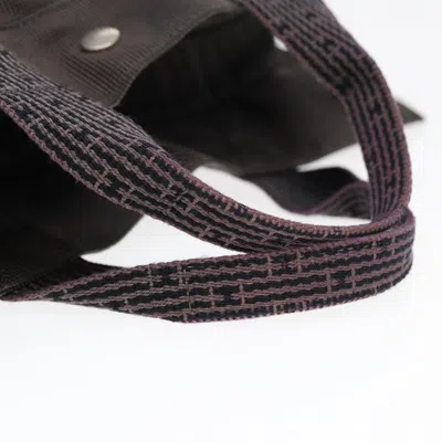 Pre-owned Hermes Hermès Herline Grey Canvas Tote Bag () In Gray