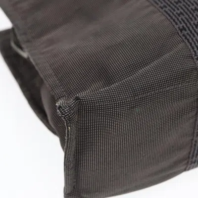 Pre-owned Hermes Hermès Herline Grey Canvas Tote Bag () In Gray