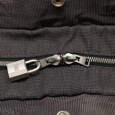 Pre-owned Hermes Hermès Herline Grey Canvas Tote Bag () In Gray