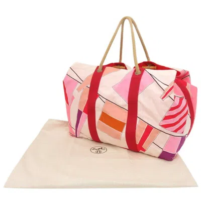 Pre-owned Hermes Multi-color Cotton Beach Bag Tote Bag ()