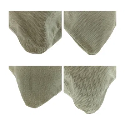 Pre-owned Hermes Orange White Canvas Toile Chevron Shoulder Bag Tote Bag ()