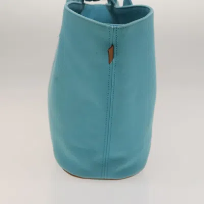 Pre-owned Hermes Hermès Panier De Plage Blue Canvas Tote Bag ()