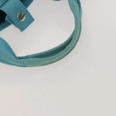 Pre-owned Hermes Hermès Panier De Plage Blue Canvas Tote Bag ()