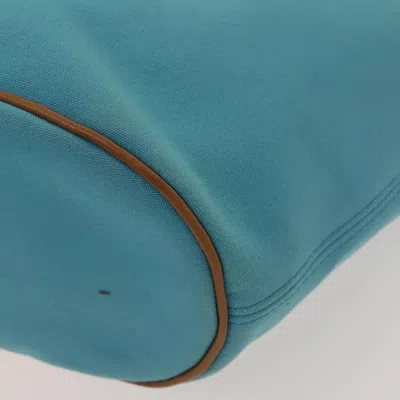 Pre-owned Hermes Hermès Panier De Plage Blue Canvas Tote Bag ()