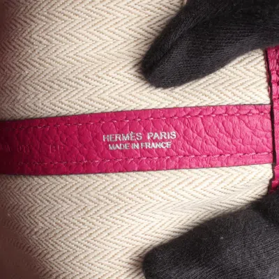 Pre-owned Hermes Pink Country Leather Tote Bag ()