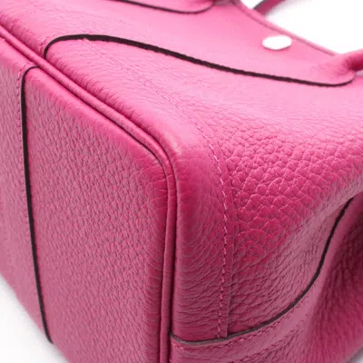 Pre-owned Hermes Pink Country Leather Tote Bag ()