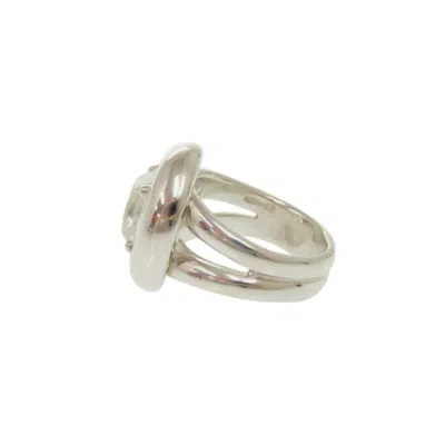 Pre-owned Hermes Silver Silver 925 Band Ring ()