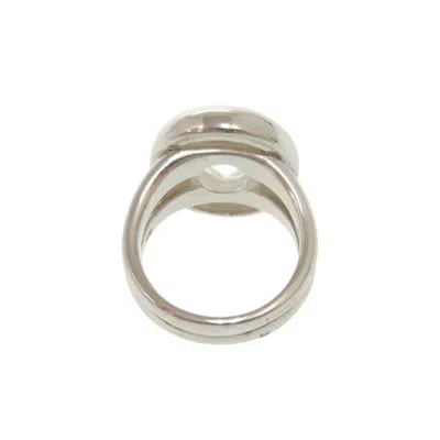 Pre-owned Hermes Silver Silver 925 Band Ring ()