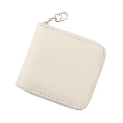 Pre-owned Hermes White Wallet (bi-fold) ()