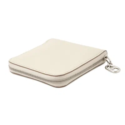 Pre-owned Hermes White Wallet (bi-fold) ()