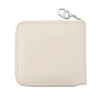 Pre-owned Hermes White Wallet (bi-fold) ()