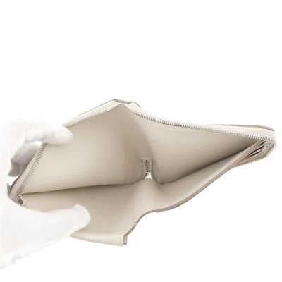 Pre-owned Hermes White Wallet (bi-fold) ()