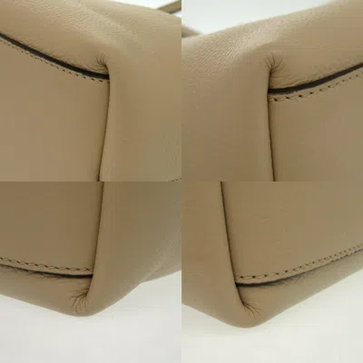 Pre-owned Jimmy Choo Beige Leather Tote Bag () In Sand