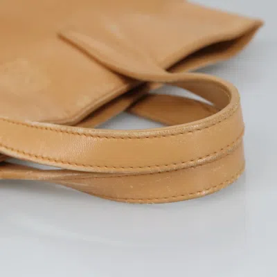 Pre-owned Loewe Beige Leather Tote Bag () In Sand