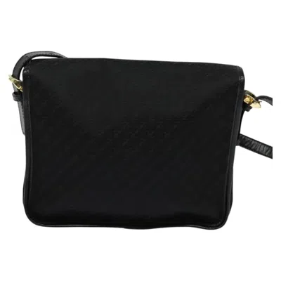 Pre-owned Loewe Black Canvas Shoulder Bag ()