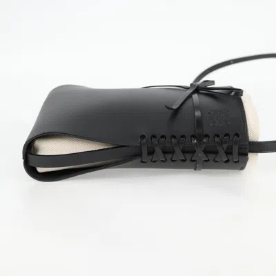 Pre-owned Loewe Black Leather Shoulder Bag ()