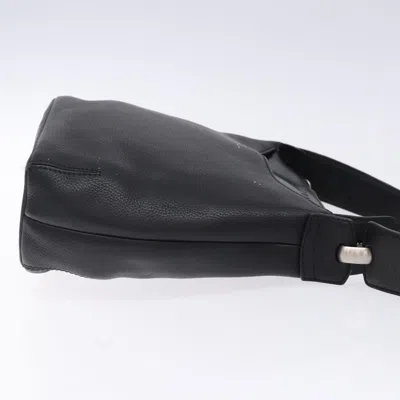 Pre-owned Loewe Black Leather Shoulder Bag ()