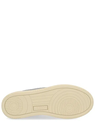 Autry "dallas Low Sparkling" Sneaker In Silver