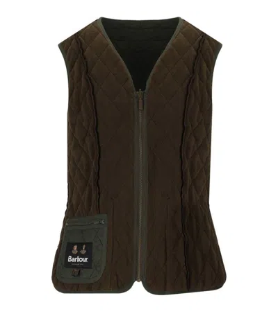 Barbour Betty Lined Waistcoat In Green