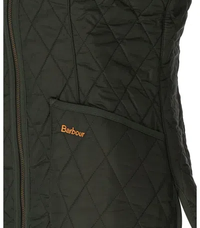 Barbour Betty Lined Waistcoat In Green