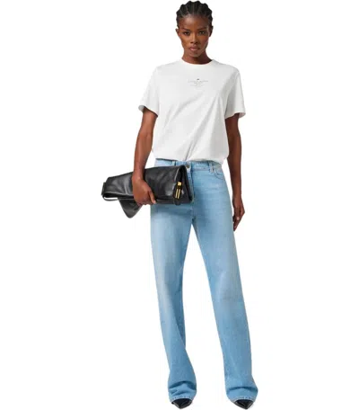 Elisabetta Franchi White T-shirt With Logo In White