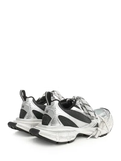 Balenciaga Multicolor Mesh And Rubber 3xl Gradient Sneakers In Gray