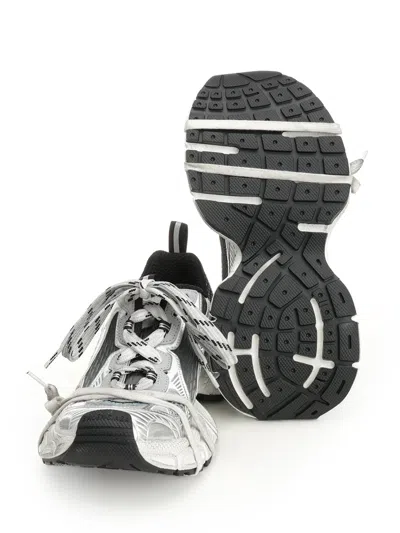 Balenciaga Multicolor Mesh And Rubber 3xl Gradient Sneakers In Gray