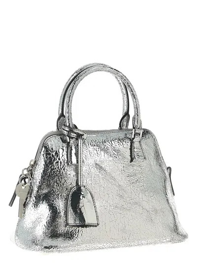 Maison Margiela 5ac Classique Mini Handbag In Silver