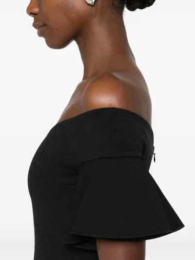 Solace London Cielo Maxi Dress In Black