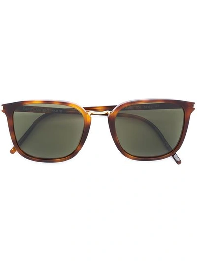 Saint Laurent Eyewear 'sl 131 Combi' Sunglasses - Brown