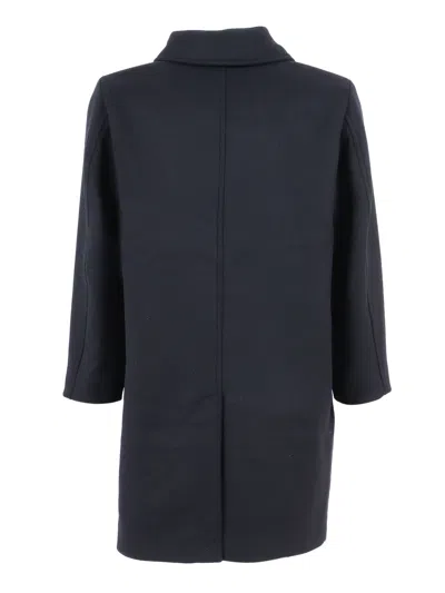Aspesi Patch-pocket Coat In Black