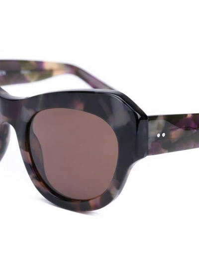 Shop Linda Farrow Cat Eye Sunglasses In Ptsbr