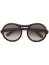 Chloé Marlow Aviator-frame Sunglasses In Brown