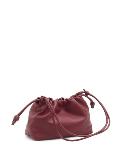 Loewe Medium Flamenco Purse In Burgundy