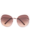 Chloé Carlina Sunglasses In Neutrals