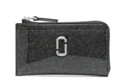Marc Jacobs Genuine Leather Wallet In Black