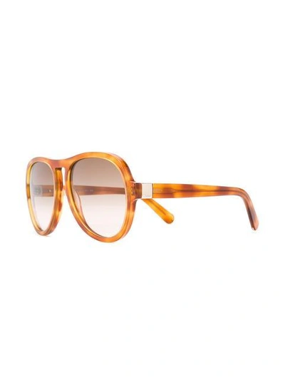Shop Chloé Eyewear Marlow Sunglasses - Brown